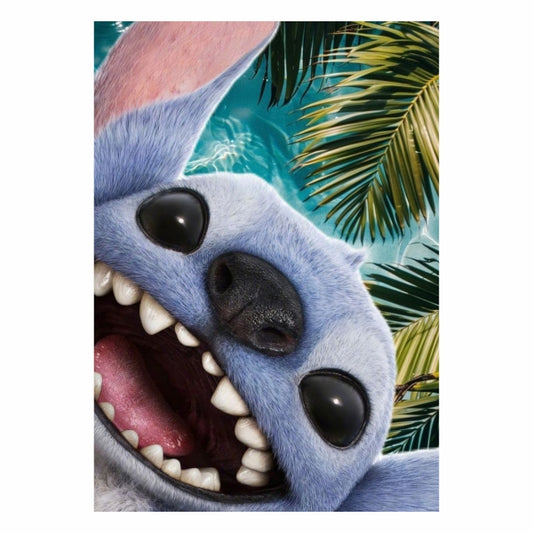 Stitch And Palms Trees