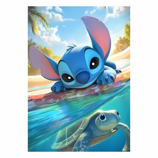 Stitch In Ocean