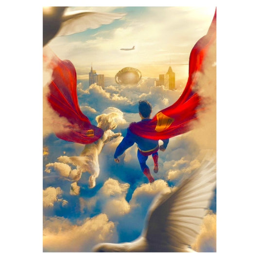 Superman And Krypto Flying 2025