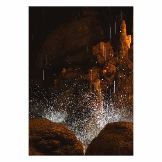 Waterfall Sparkles in the Dark