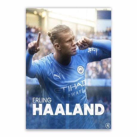 Erling Haaland City Poster