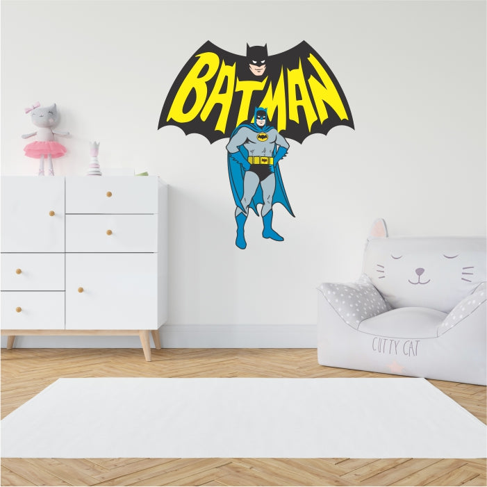 Batman Yellow Logo Decal