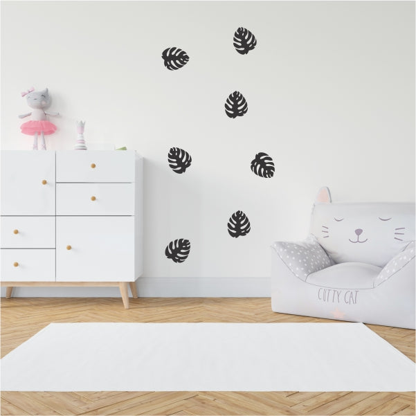 7 Tropical Leaves Decal
