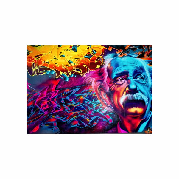 Albert Einstein Abstract Poster