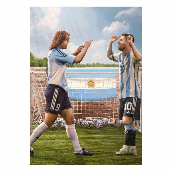 Argentina Team Victory Celebration Poster