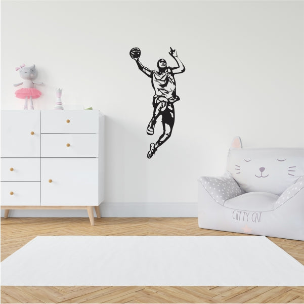 Basketball Slam Duck 3point Decal