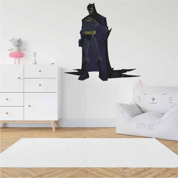 Batman With Purple Cape Decal