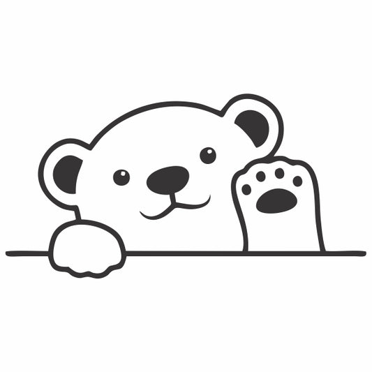 Bear Wave Decal