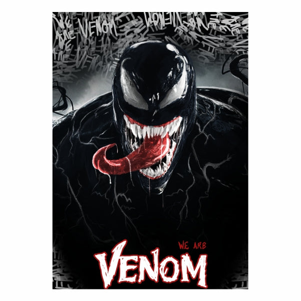 Black Venom Abstract - A1 Poster