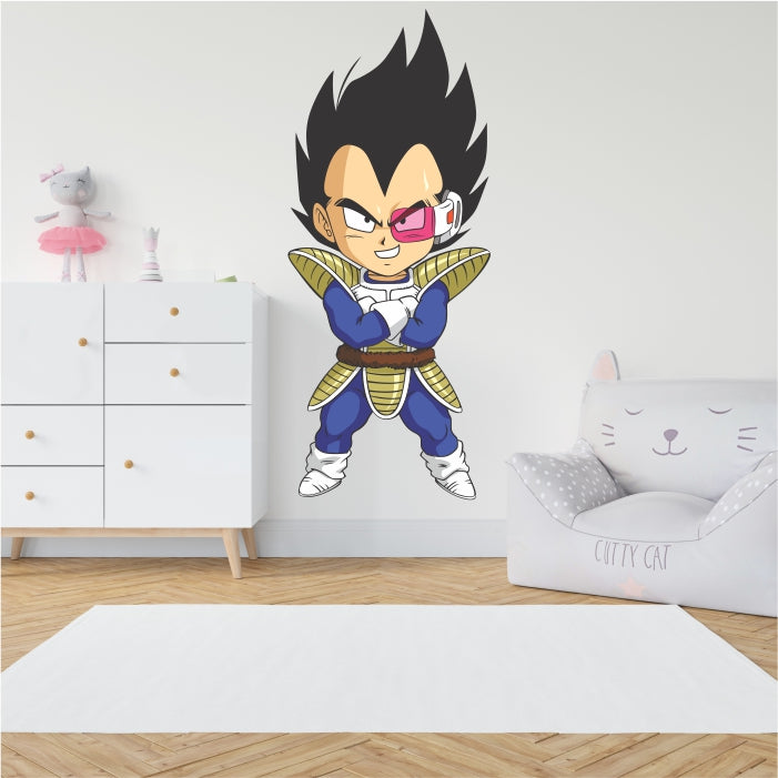 Dragon Ball Z Prince Vegeta Kid Decal