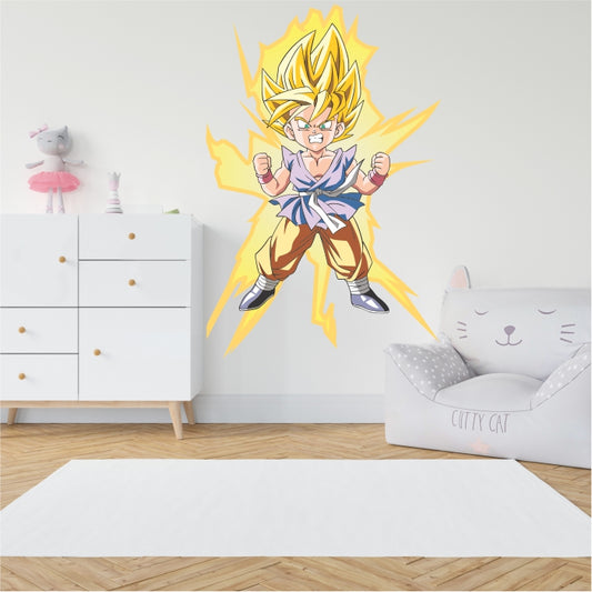 Dragon Ball Z SSJ 2 Kid Goku Decal