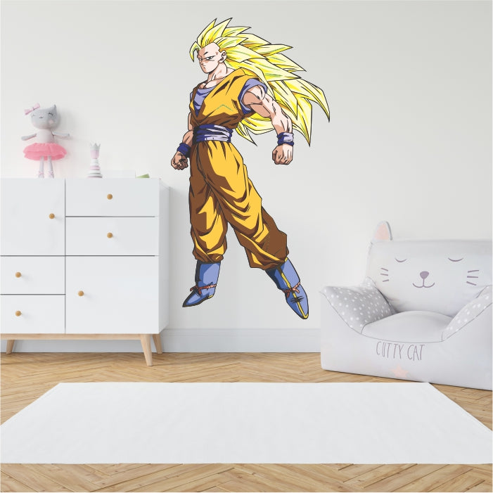 Dragon Ball Z SSJ 3 Son Goku Decal