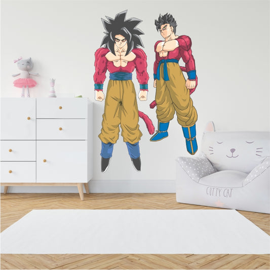 Dragon Ball Z SSJ 4 Son Goku And Gohan Decal