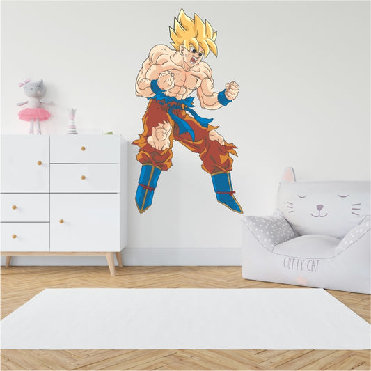 Dragon Ball Z SSJ Son Goku Torn Clothes Decal