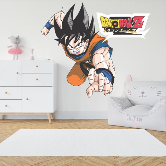Dragon Ball Z Son Goku With Logo Decal