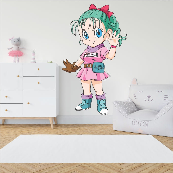 Dragon Ball Z Teen Bulma Decal
