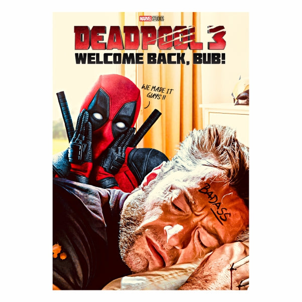 Deadpool 3 Movie Abstract Poster