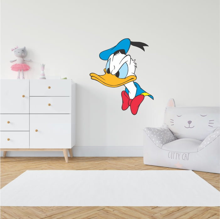 Donald Duck Angry Face Decal
