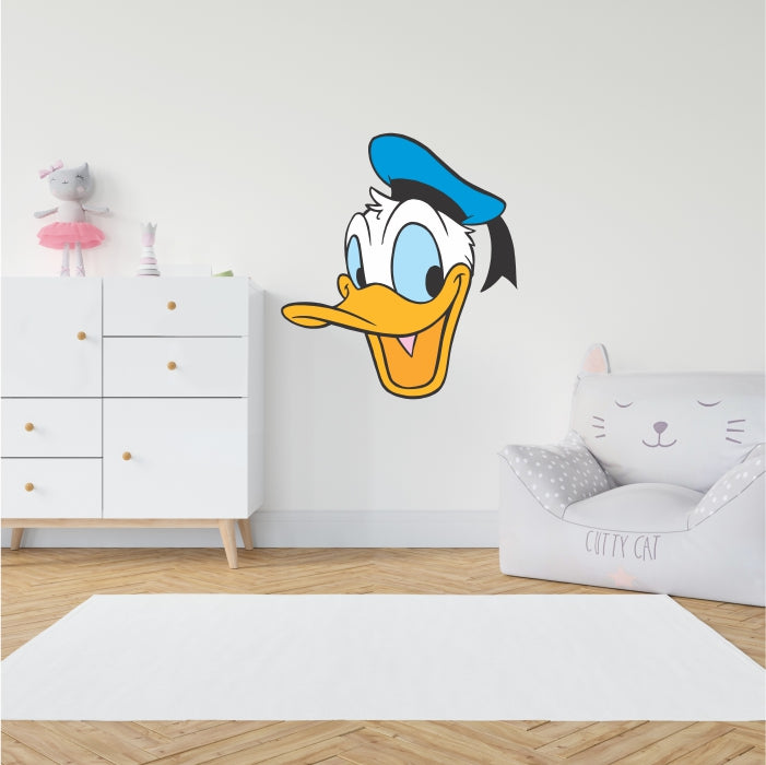 Donald Duck Face Decal