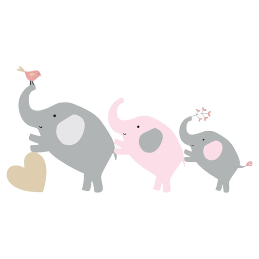 Elephant Nursery Decal