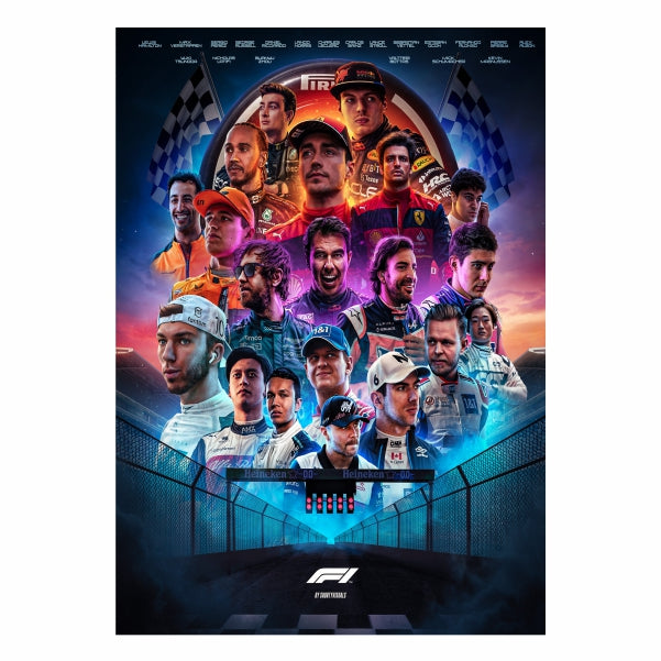 F1 Collection All Drivers Poster
