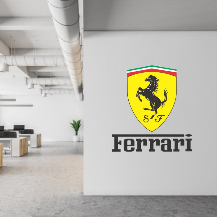 Ferrari Logo Wall stiker.