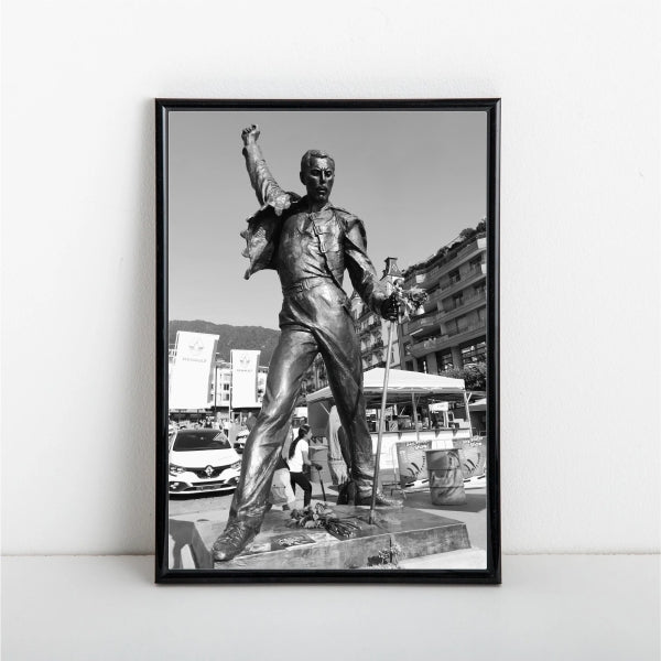 Freddie Mercury Statue Poster