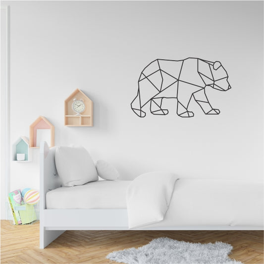 Geometrical Bear Decal