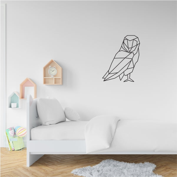 Geometrical Owl Decal