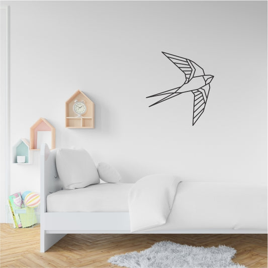 Geometrical Swallow Decal