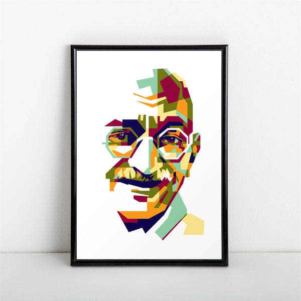 Ghandi Art Poster