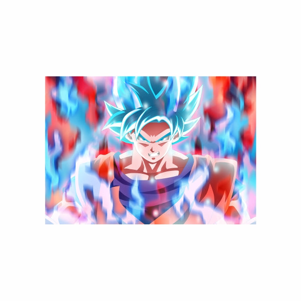 Goku Blue God - A1 Poster