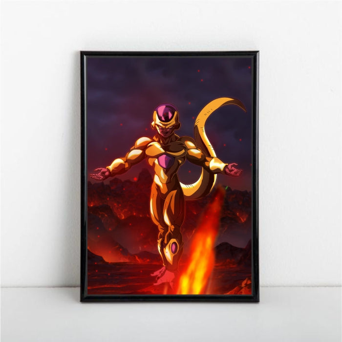 Goldern Frieza Posing Collection Poster