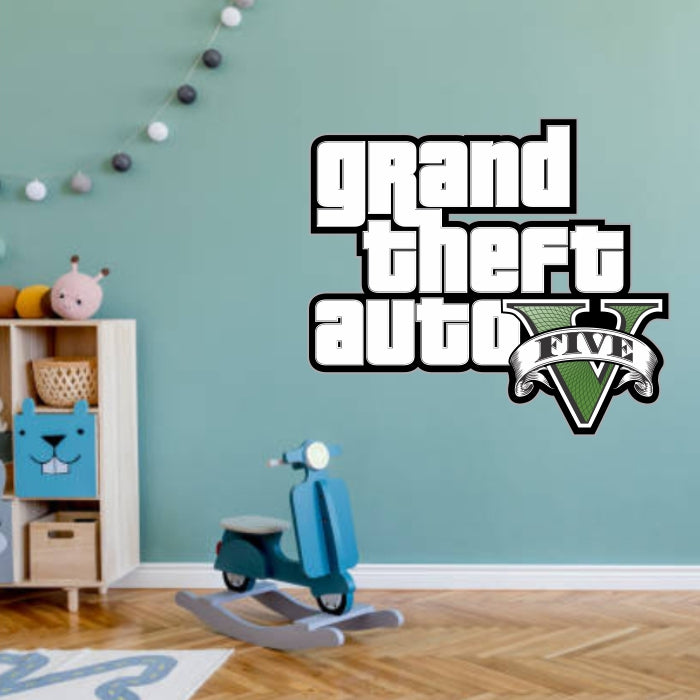 Grand Theft Auto Five Logo Decal