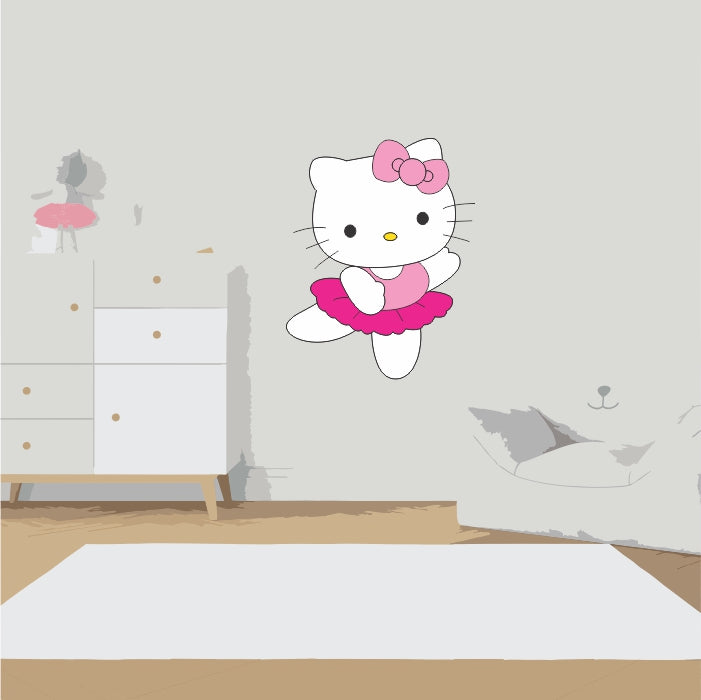 Hello Kitty Ballerina Decal