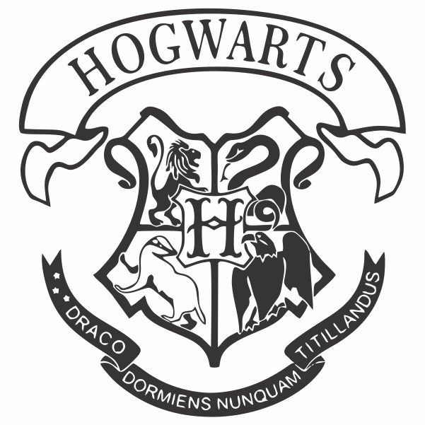 Hogwarts School Logo Harry Potter Decal