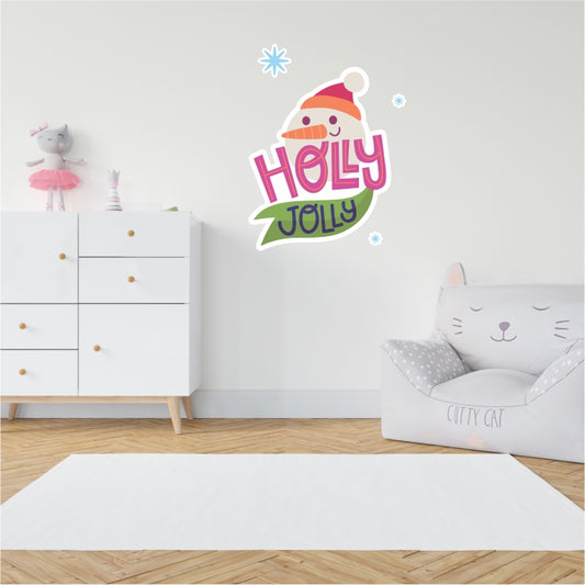 Holly Jolly Christmas Decal