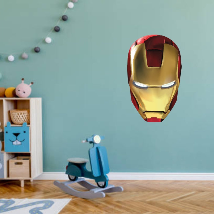 Iron Man Face Logo Decal