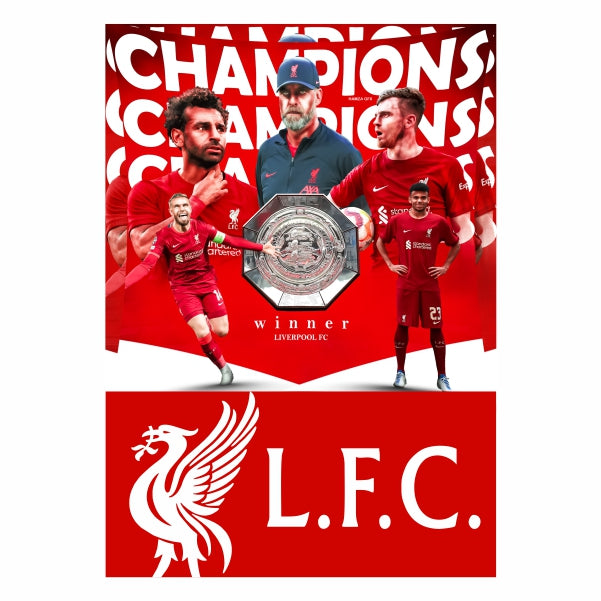 Liverpool Cartoon Painting Poster