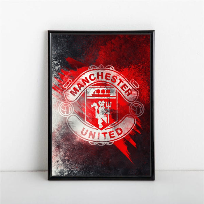Manchester United Logo Poster - A1