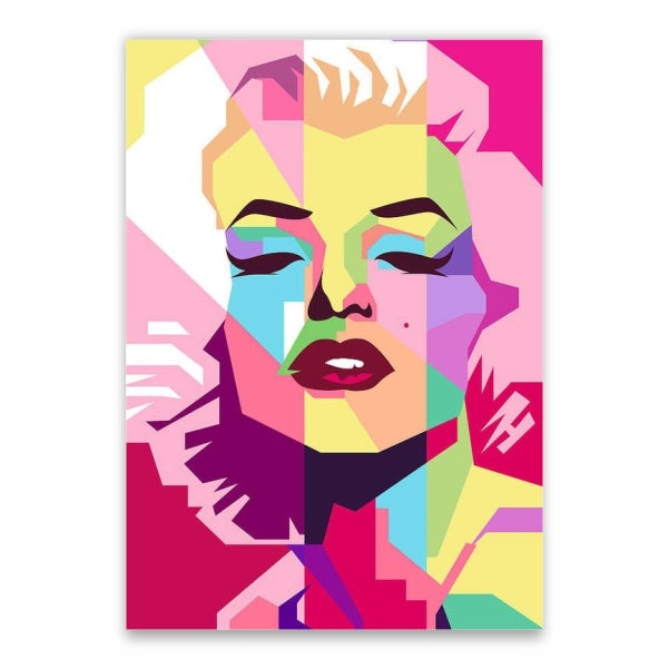 Marilyn Monroe Pink Art Poster