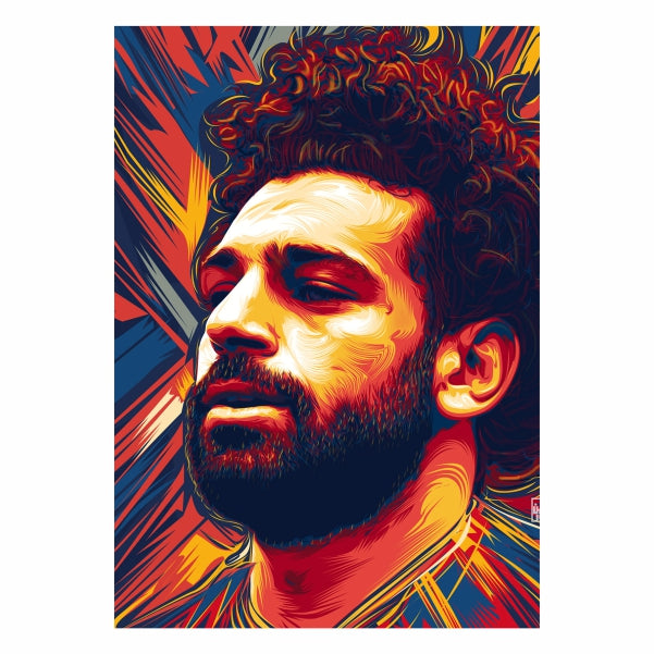 Mohamed Salah Painting Poster