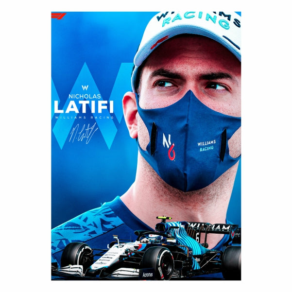 Nicholos Latifi Blue Poster