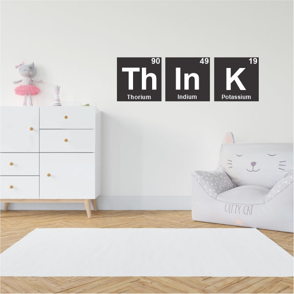 Periodic Table Of Think Decal