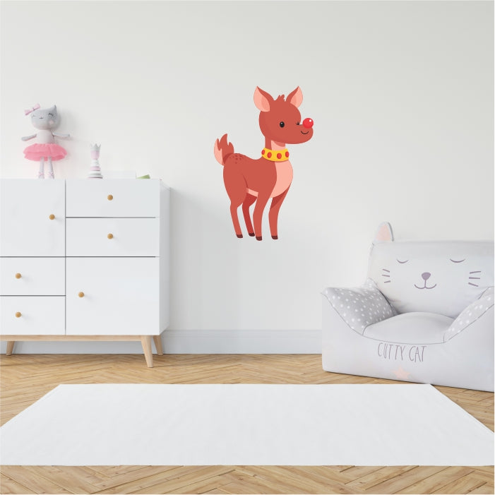 Raindeer  Christmas Decal