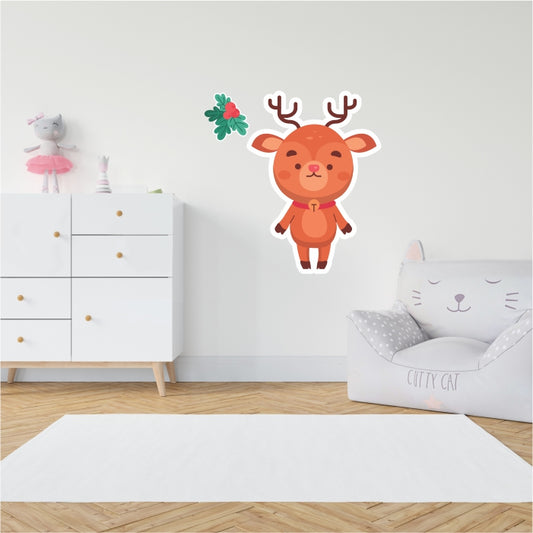 Raindeer Christmas Decal