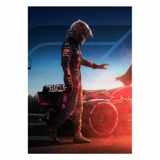 RedBull F1 Max Abstract Poster