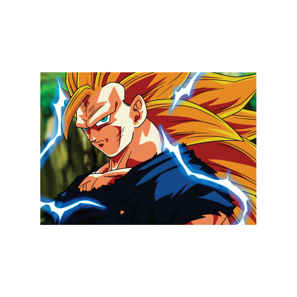 SSJ3 Goku Blue - A1 Poster