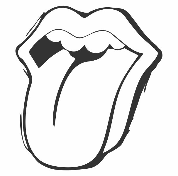 Sequin Lips Rock n &#39;Roll The Rolling Stones Wall Art Decor
