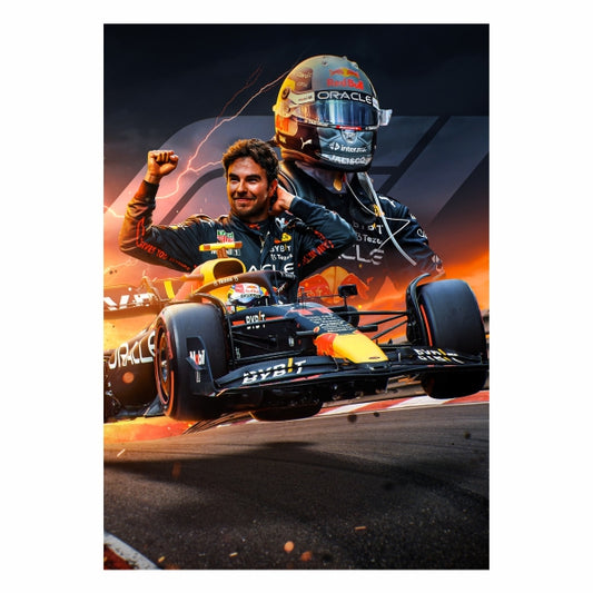 Sergio Perez RedBull Poster